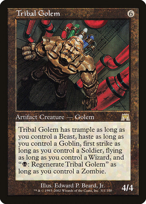 Tribal Golem (311) [Onslaught]