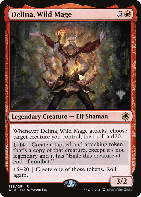 Delina, Wild Mage (138p) [Adventures in the Forgotten Realms Promos]