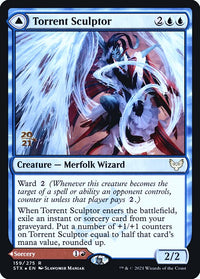 Torrent Sculptor // Flamethrower Sonata (159s) [Strixhaven: School of Mages Promos]