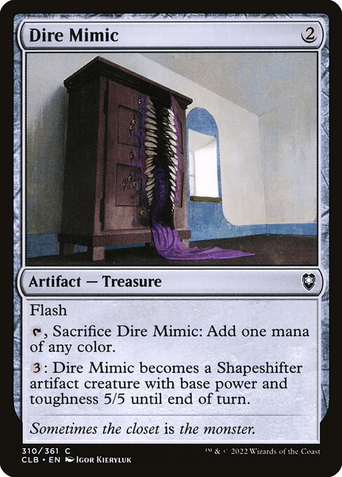 Dire Mimic (310) [Commander Legends: Battle for Baldur's Gate]