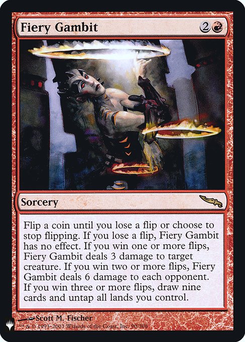 Fiery Gambit (MRD-90) [The List]