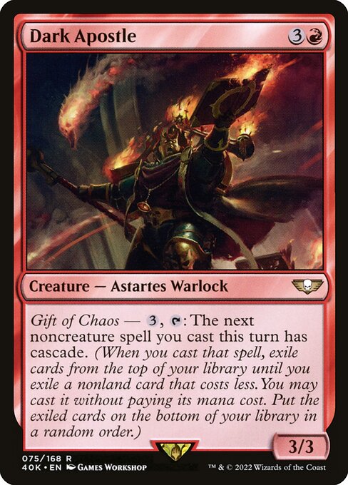 Dark Apostle (75) [Warhammer 40,000 Commander]