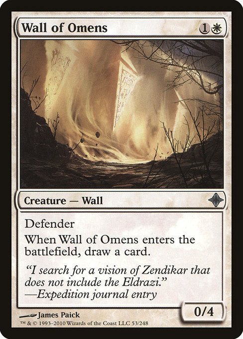 Wall of Omens (53) [Rise of the Eldrazi]