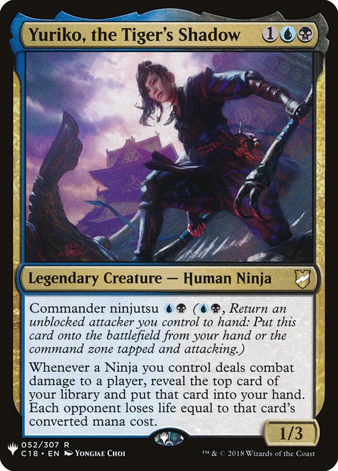 Yuriko, the Tiger's Shadow (C18-52) [The List]