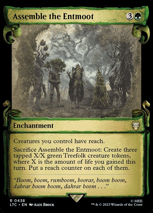 Assemble the Entmoot (438) [Tales of Middle-earth Commander] [Showcase]
