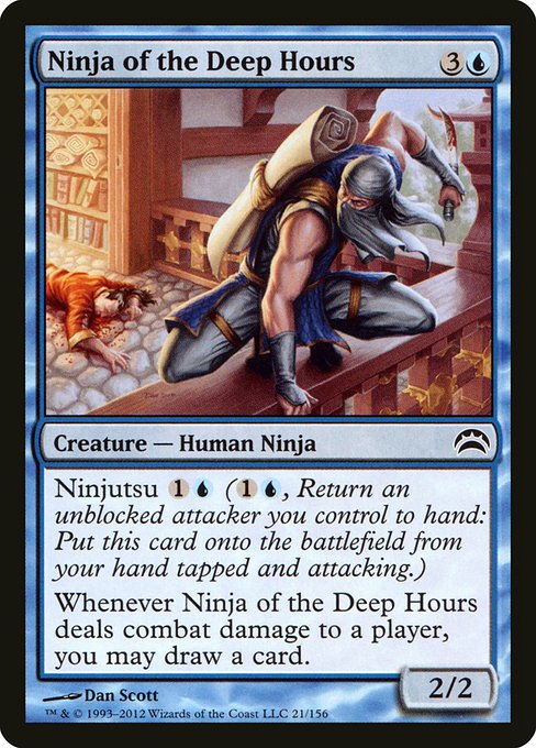 Ninja of the Deep Hours (21) [Planechase 2012]