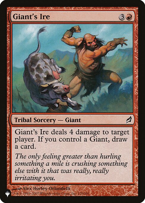 Giant's Ire (LRW-170) [The List]