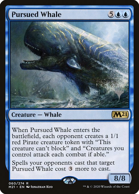 Pursued Whale (60p) [Core Set 2021 Promos]