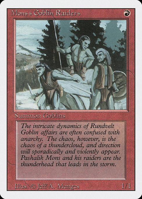 Mons's Goblin Raiders (167) [Revised Edition]