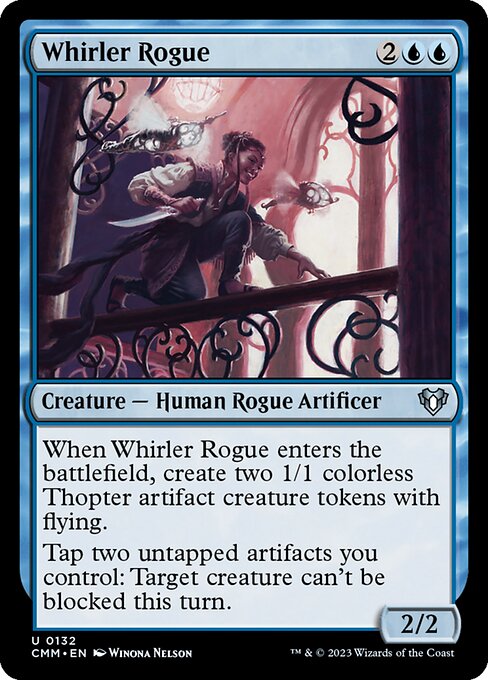 Whirler Rogue (132) [Commander Masters]