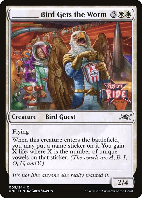 _____ Bird Gets the Worm (5) [Unfinity]