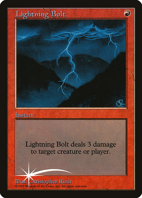 Lightning Bolt (1) [Judge Gift Cards 1998]