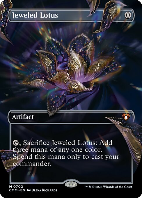 Jeweled Lotus (702) [Commander Masters] [Borderless]