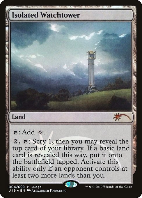 Isolated Watchtower (4) [Judge Gift Cards 2019]