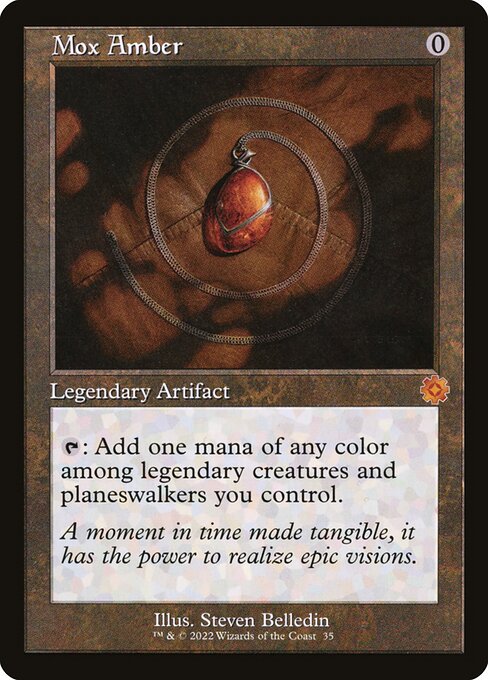 Mox Amber (35) [The Brothers' War Retro Artifacts]