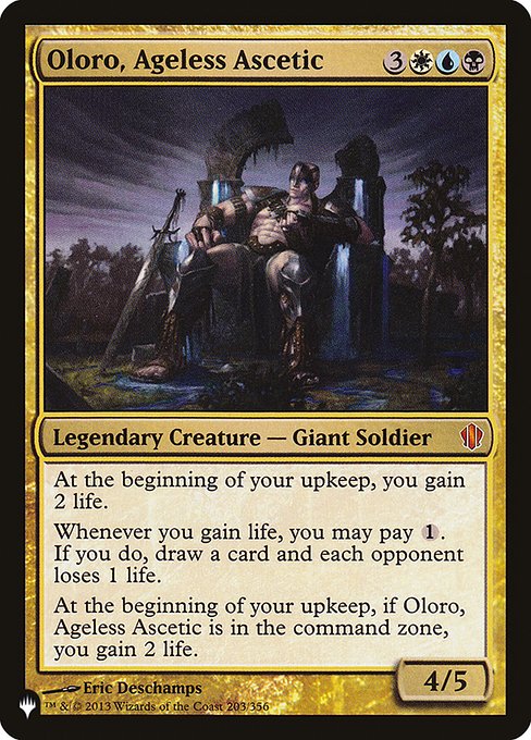 Oloro, Ageless Ascetic (C13-203) [The List]