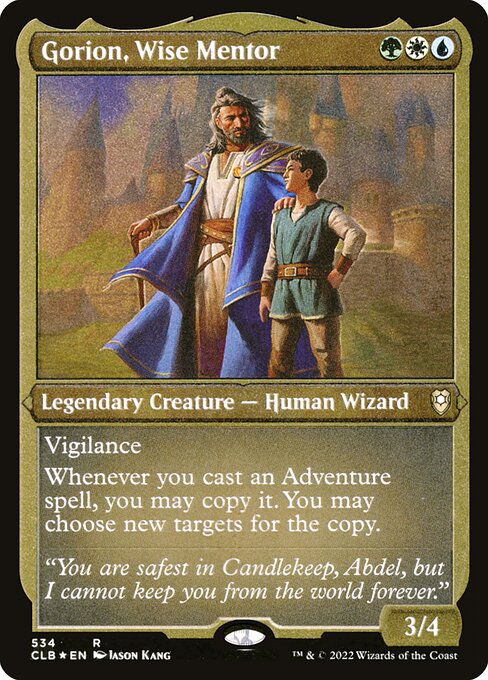 Gorion, Wise Mentor (534) [Commander Legends: Battle for Baldur's Gate]