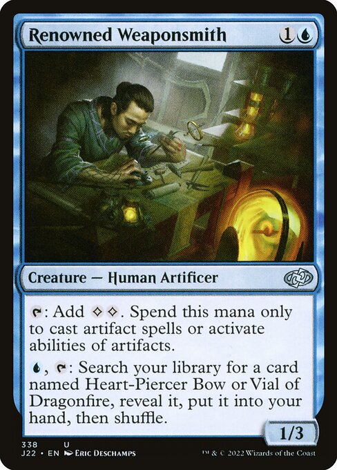 Renowned Weaponsmith (338) [Jumpstart 2022]