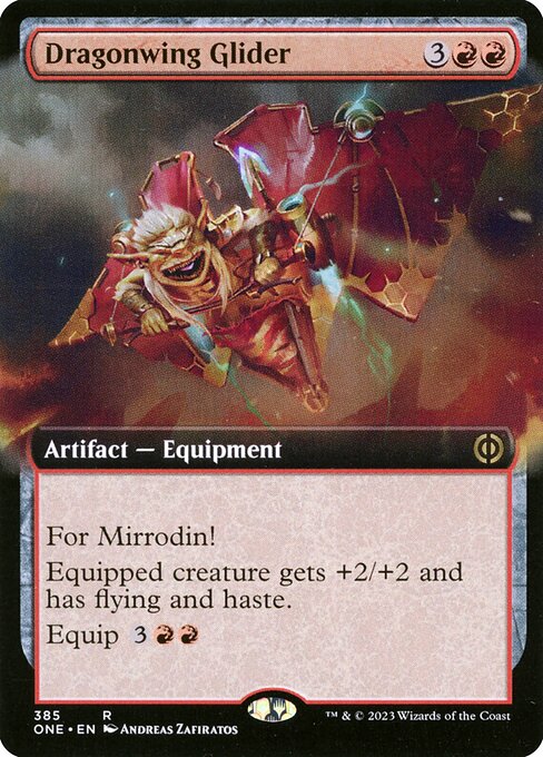 Dragonwing Glider (385) [Phyrexia: All Will Be One] [Extended Art]