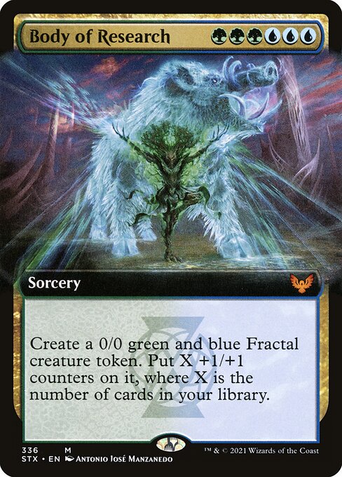Body of Research (336) [Strixhaven: School of Mages] [Extended Art]