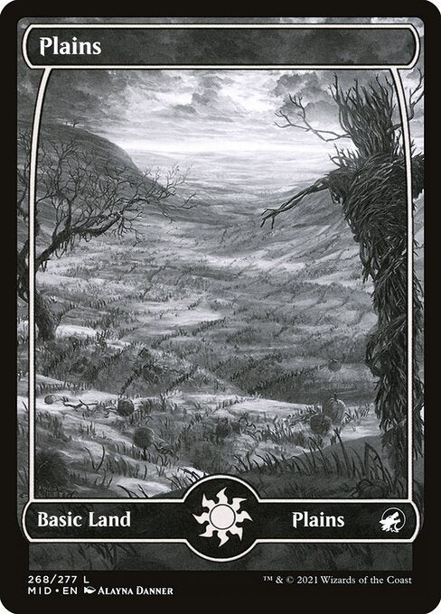 Plains (268) [Innistrad: Midnight Hunt] [Full Art, Showcase]