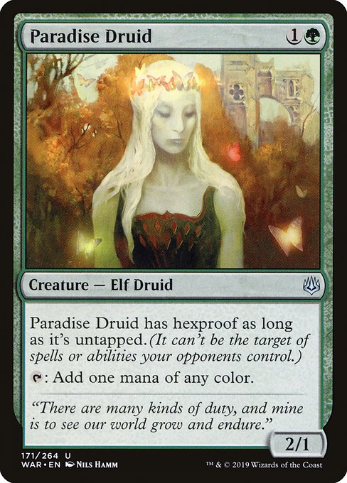 Paradise Druid (171) [War of the Spark]