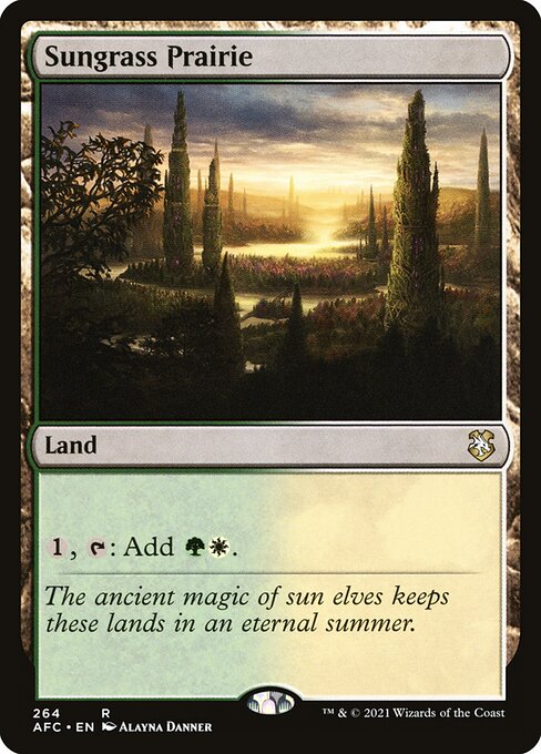 Sungrass Prairie (264) [Forgotten Realms Commander]