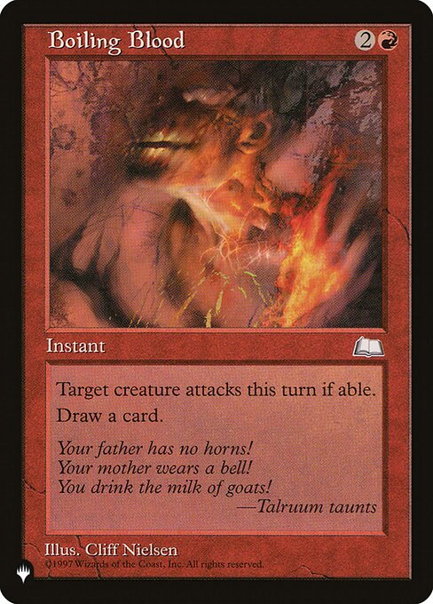 Boiling Blood (WTH-92) [The List]