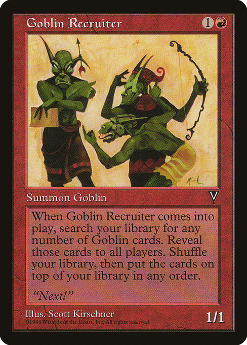 Goblin Recruiter (80) [Visions]