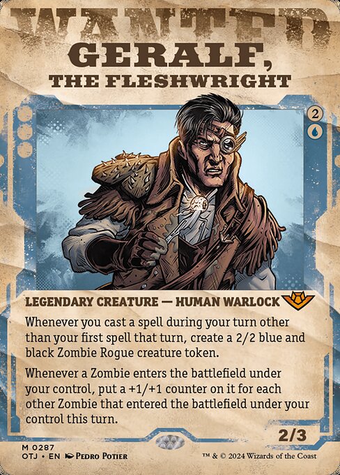 Geralf, the Fleshwright (287) [Outlaws of Thunder Junction]