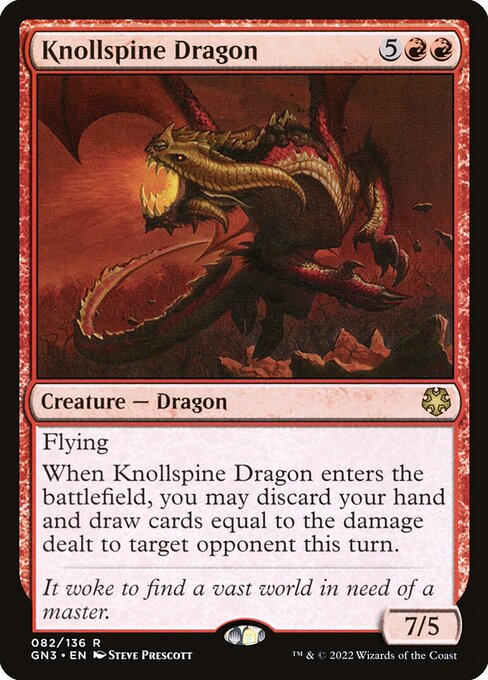 Knollspine Dragon (82) [Game Night: Free-for-All]
