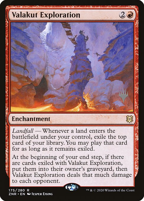 Valakut Exploration (175p) [Zendikar Rising Promos]