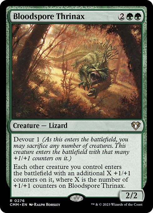 Bloodspore Thrinax (276) [Commander Masters]