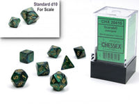 CHX20415 Mini Jade/Gold Scarab 7PC image 0