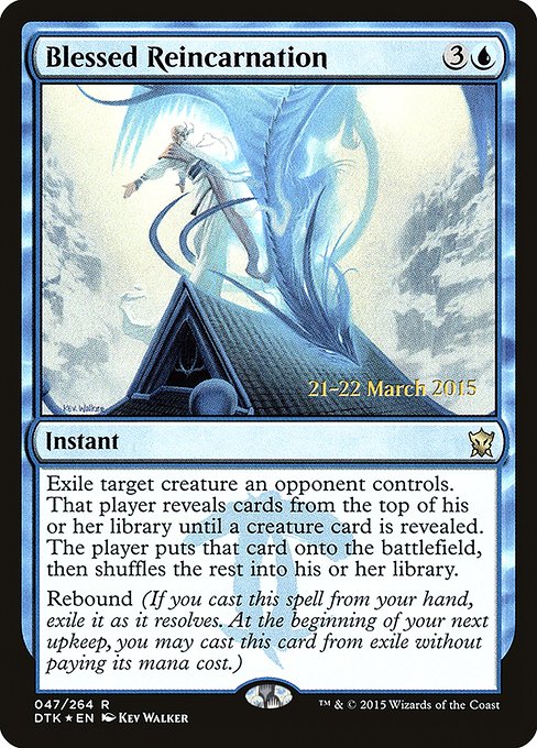 Blessed Reincarnation (47s) [Dragons of Tarkir Promos]