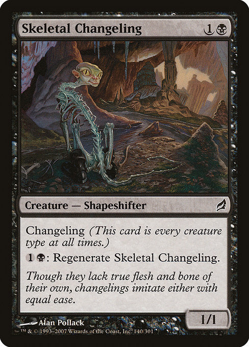 Skeletal Changeling (140) [Lorwyn]