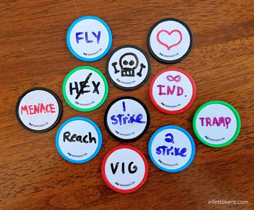 Infinitokens Dry Erase Disks/Counters 10-pack image 1