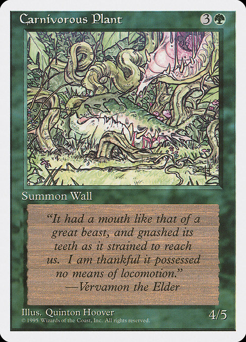 Carnivorous Plant (235) [Fourth Edition]