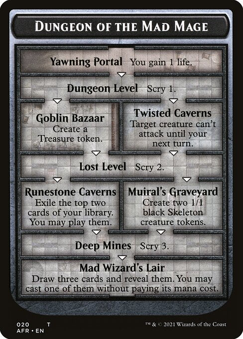 Dungeon of the Mad Mage (20) [Adventures in the Forgotten Realms Tokens]