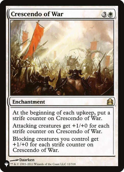 Crescendo of War (CMD-12) [The List]