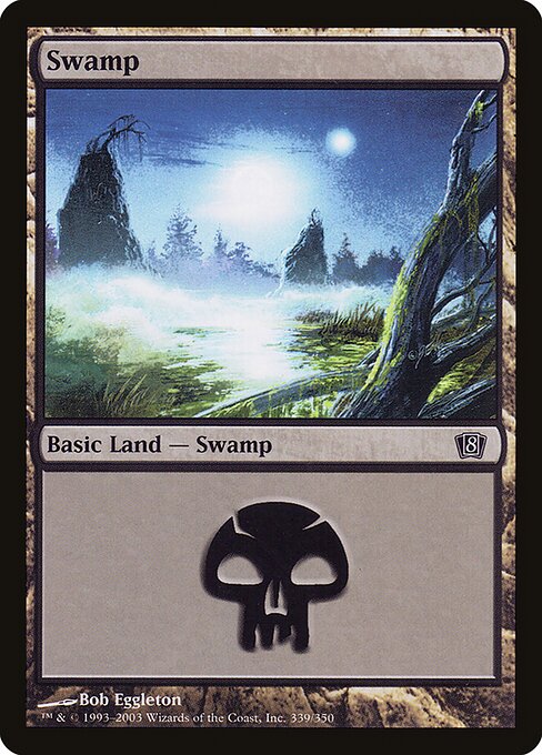 Swamp (339) (339★) [Eighth Edition]