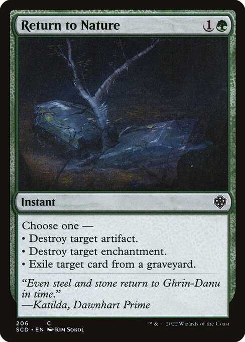 Return to Nature (206) [Starter Commander Decks]