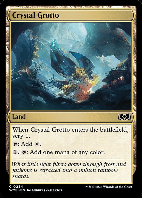 Crystal Grotto (254) [Wilds of Eldraine]