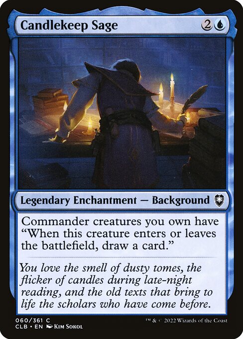 Candlekeep Sage (60) [Commander Legends: Battle for Baldur's Gate]