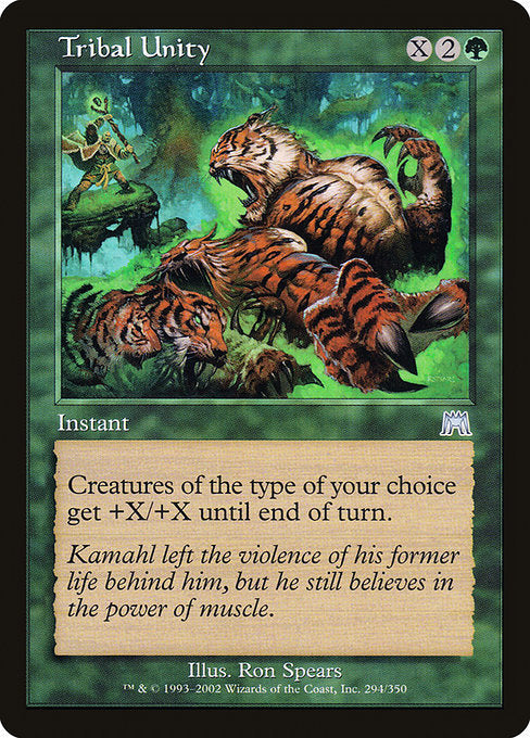 Tribal Unity (294) [Onslaught]