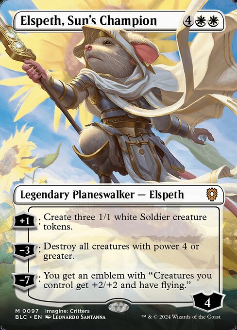Elspeth, Sun's Champion (97) [Bloomburrow Commander]