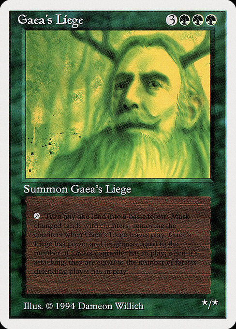 Gaea's Liege (198) [Summer Magic / Edgar]