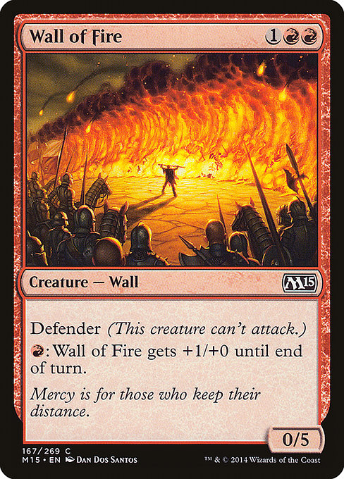 Wall of Fire (167) [Magic 2015]