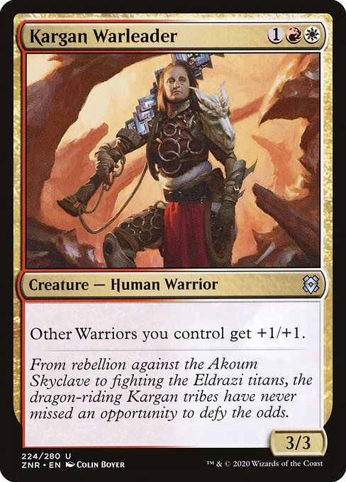 Kargan Warleader (224) [Zendikar Rising]