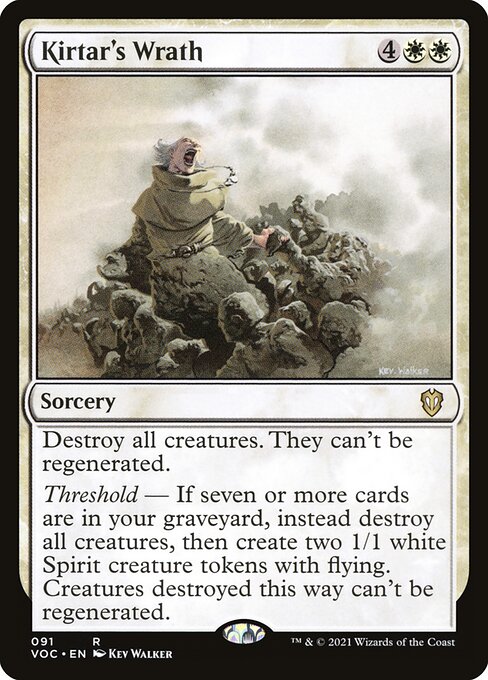 Kirtar's Wrath (91) [Crimson Vow Commander]